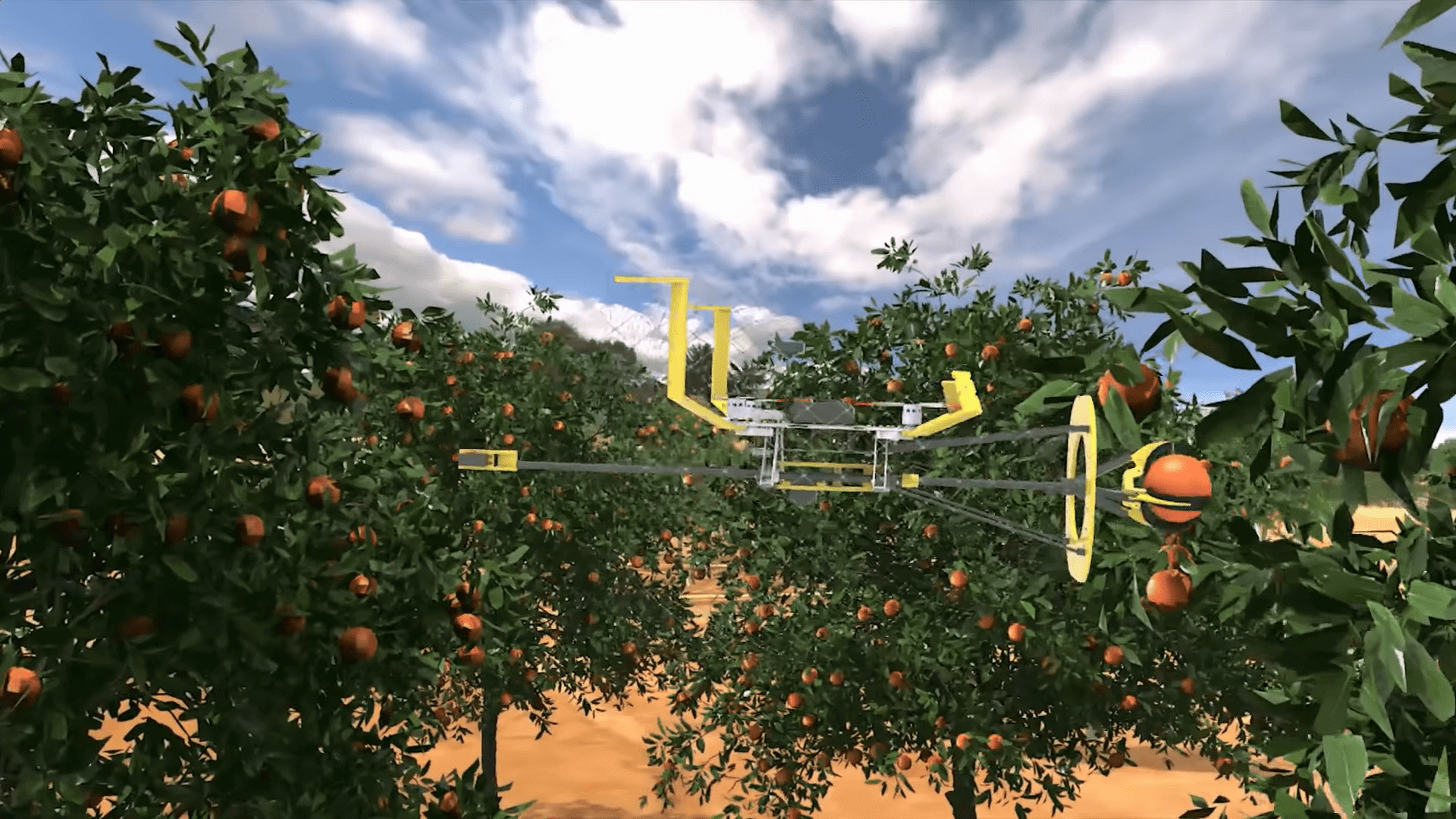 Meyve toplayan robot