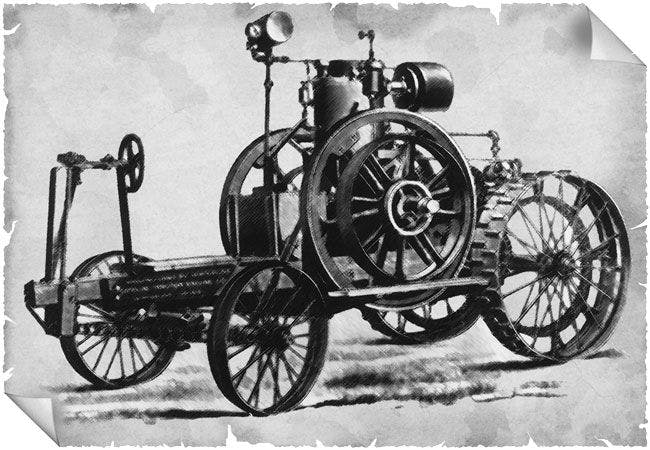 Waterloo Gasoline Engine Company tarafından üretilen ilk traktör